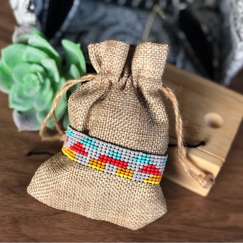 Colorful Aztec Beaded Bracelet